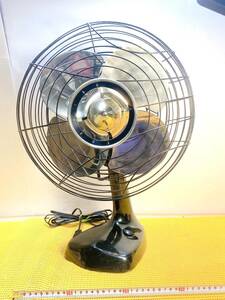 貴重　レア 黒色！ 東芝 TOSHIBA 扇風機 ファン　レトロ A.C. ELECTRIC FAN TYPE LJ 2620124