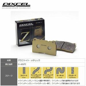 フロント ブレーキパッド Z ワインディング サーキット走行に DAYZ デイズ B21W ディクセル/DEXCEL Z-341308