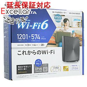 I-O DATA アイ・オー・データ製 Wi-Fi 6 対応 無線LANルーター WN-DAX1800GR [管理:1000015508]