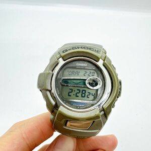 A2405-2-28 １円スタート クオーツ　稼働品　CASIO　カシオ　G-SHOCK　ジーショック　メンズ腕時計　カーキ　DWX-110