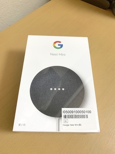 新品未開封 台湾版 第2世代 Google Nest Mini H2C スマートスピーカー ブラック GA00781-TW