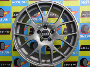 8.5J-20インチ 5H114.3 +38 BBS CH-R サテンプラチナム 中古 アルミ ホイール 4本 アルファードなどに♪