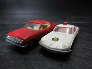 3　トミカ　No.2　CORONA　MARKⅡ　1900　HT.SL　No.16　COSMO　SPORT　警視庁