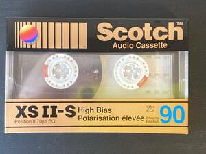 【新品・未使用】Scotch XS-ⅡS　クローム カセットテープ (Position2 70μS)　90分 