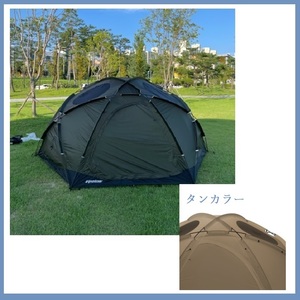 ●●韓国直送●●groundcover ACORN HOUSE 3.45 Dome Tent タンカラー♪
