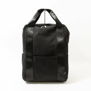 【1円スタート】NEWYORKER ニューヨーカー 2WAY リュックサック トートバッグ ブラック 黒 ナイロン メンズ シンプル ビジネス 仕事 bag 鞄