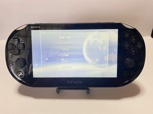 ☆稼働品☆ SONY PS Vita PlayStation Vita PCH-2000 ブラック /1円〜　初期化 済み