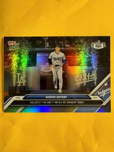 SP!!! 2024 Topps now card #1SP 大谷翔平フォイルSP SP ドジャースソウルシリーズ Shohei Ohtani foil MLB 大谷 サインなし 