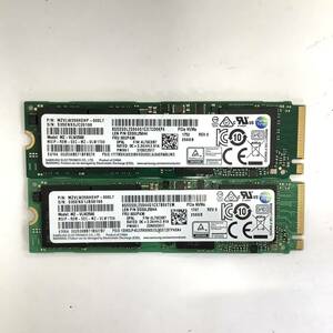 S60418150 SAMSUNG 256GB NVMe SSD 2点【中古動作品】