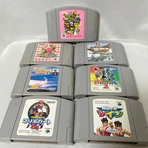 任天堂 Nintendo64 ソフト ゲームソフト ポケモンスタジアム 他合計7本 未チェック ジャンク品