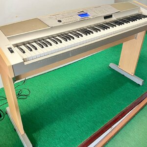 ■ヤマハ 88鍵盤 電子ピアノ ポータブルグランド DGX-500 スタンド付き 中古 動作確認済み 現状 /28kg
