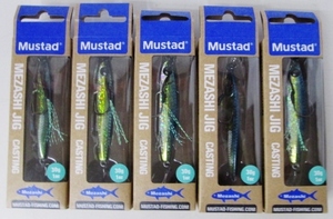 ■未開封■5個セット マスタッド メザシジグ キャスティング 30g アジ Mustad Mezashi JIG CASTING 30g AJI■