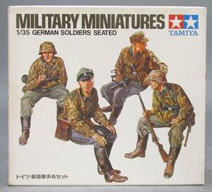 プラモデル［ドイツ・親衛隊歩兵セット］1/35 ミリタリー ミニチュアシリーズ109 タミヤ 田宮模型