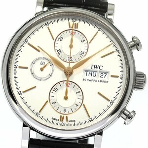 IWC SCHAFFHAUSEN IW391031 ポートフィノ デイデイト クロノグラフ 自動巻き メンズ 保証書付き_768054