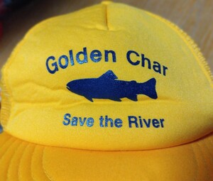 ★GoldenChar！メッシュキャップ魚釣りSavetheRiver