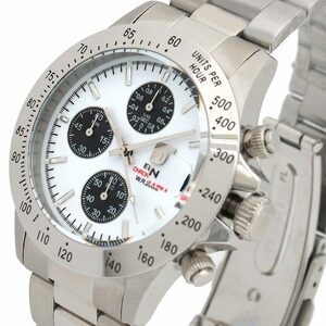 エルジン ELGIN クロノグラフ 腕時計 FK1184S-W ホワイト