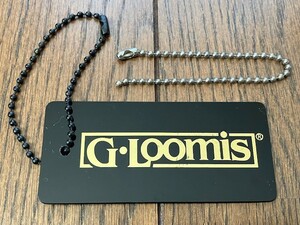 G・Loomis　ジー・ルーミス　キーホルダー　ボールチェーン　ブラック、黒　未使用　保管品　ロッド　IMX　米国　USA　旧ロゴ　送料無料