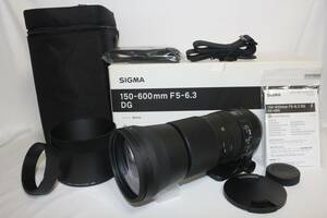 ■元箱入り■SIGMA シグマ 望遠ズームレンズ Contemporary 150-600mm F5-6.3 DG OS HSM ニコン用 (500-017)
