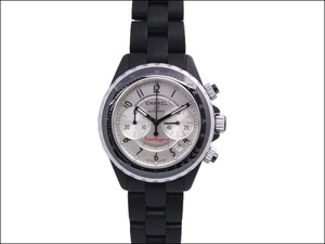 CHANEL シャネル J12 スーパーレッジェーラ H2004 腕時計 メンズ ラバー ジェイトゥエルブ 自動巻き クロノグラフ Super Leggera Watch 黒