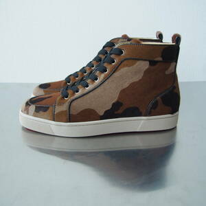 新品 Christian Louboutin size 40 RANTUS ORLATO FLAT PONY CAMOUFLAGE/CALF クリスチャン ルブタン