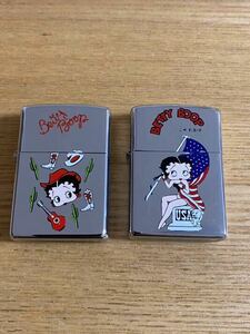 ZIPPO Betty boop 97年製 99年製 まとめて 2点