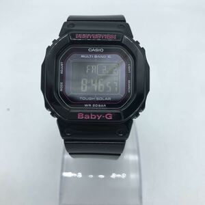 CASIO/カシオ/ソーラー腕時計/デジタル/BGD-5000 動作品 黒