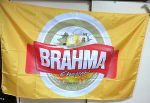 『特大』麦酒■新品ブラーマ チョップ　BRAHMA CHOPP　BEER ブラジルビール　Brazil フラッグ　旗　バナー　広告宣伝　テナント　BAR　飲食