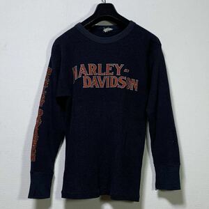 80S ビンテージ Harley-Davidson サーマルワッフルTシャツ ハーレーダビッドソン / Champion 3D スウェット パーカー ロンT RRL トレーナー