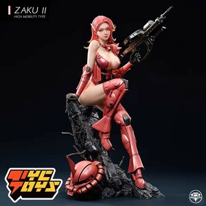 Diamond Studio メカ娘 メカ少女 ザク zaku II 1/6 スケール スタチュー ガレージキット 