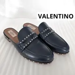 VALENTINO ヴァレンティノ　スタッズ　フラット　ミュール　パンプス　靴