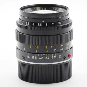 極上品 | Leica ライカ ズミルックスM 50mm F1.4 E43 ブラック #2954