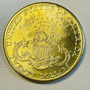 アメリカ 硬貨 古銭 自由の女神 1882年 ハクトウワシ 13の星 独立十三州 盾 オリーブの枝 コイン 重17.63g