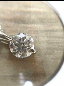 特価★高品質大粒★ 0.5ct Pt900 一粒ダイヤモンドネックレス