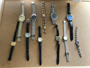 【1円~スタート】腕時計 11点まとめて SEIKO 2320-5271, SEIKO 1E20-037A , CASIO LTP-1095 , 他8本 まとめて セット ジャンク【現状品】