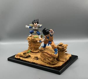 ドラゴンボール 孫悟空VSベジータ HG 改修　リペイント品　其乃二百二十八 『一騎討ち』より