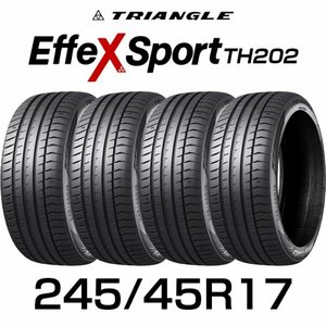 【新品】【2024年製】 輸入サマータイヤ4本セット 245/45R17-99Y TRIANGLE EffeX Sport TH202 / トライアングル 2454517 17インチタイヤ