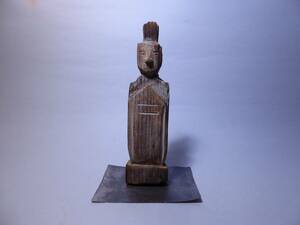 木彫り男神像