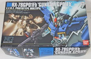 S◎ジャンク品◎プラモデル『ガンダムGP01Fb フルバーニアン』 RX-78GP01Fb HGUC 1/144スケール BANDAI/バンダイ ※欠品あり・一部組立済