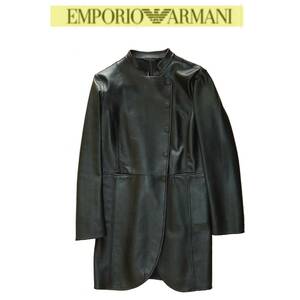 アルマーニ 1枚仕立 ラム レザーコート 38 ★未使用 ARMANI