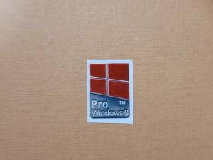 Windows 8 Pro エンブレムシール 16mm×23mm