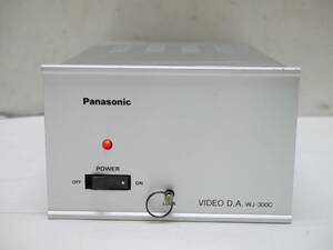 Panasonic パナソニック 監視 防犯カメラ 映像分配器 WJ-300C 動作品□c