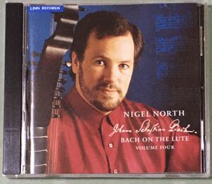 LINN/ナイジェル・ノース/バッハ・オン・ザ・リュートVOL.4/バッハ:無伴奏チェロ組曲より/CD
