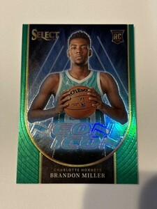 2023-24 PANINI SELECT BASKETBALL Brandon Miller NEON ICON