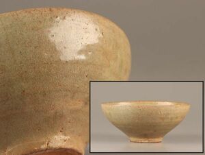 古美術 朝鮮古陶磁器 高麗青磁 鉢 時代物 極上品 初だし品 C2807