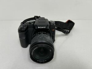 A3567◆SONY ソニー / デジタル一眼レフカメラ / α100 DSLR-A100 / DT 3.5-5.6/18-70 単焦点レンズセット