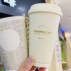 【新品未使用】Starbucks 純白ステンレスタンブラー370ml 中国スタバ