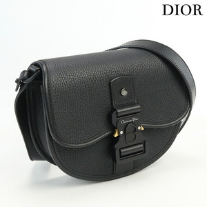 中古 クリスチャンディオール 斜め掛け ショルダーバッグ レディース ブランド Christian Dior 1ADPO033LAC H00N ブラック