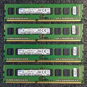 【中古】DDR3メモリ 16GB(4GB4枚組) SAMSUNG M378B5173QH0-CK0 [DDR3-1600 PC3-12800]