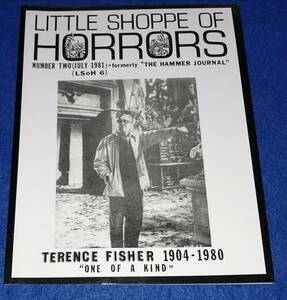 ○○　英語雑誌 Little Shoppe of Horrors TERENCE FISHER ホラーマガジン2012年発行　Horror　No.6　美品　Z2F04-1