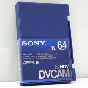 1本 SONY PDV-64N スタンダード DVCAM テープ 64分 業務用テープ 未使用 ソニー HDV DV